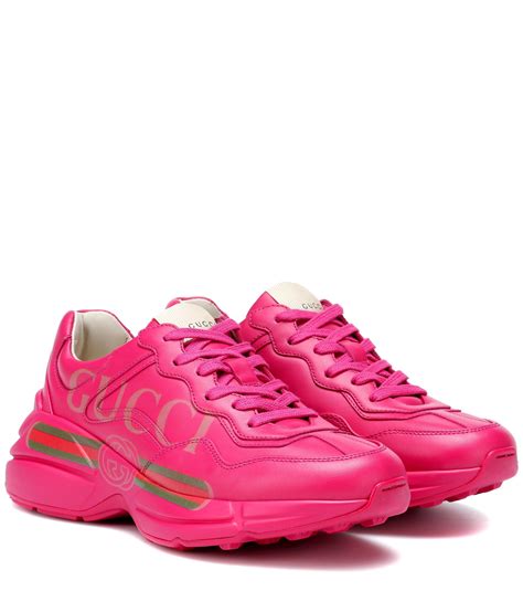 fuchsia gucci sneakers